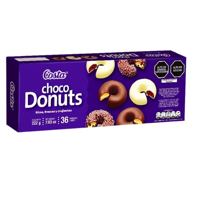 CHOCO DONUTS ESTUCHE X 222GR