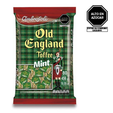 TOFFE  OLD ENGLAND MENTA X 100 UNIDADES