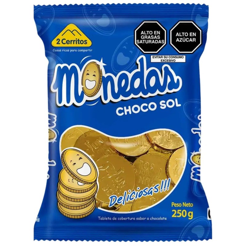 Monedas de chocolate